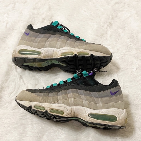 Nike Other - Nike Air Max 95 - Black, Gray, and Purple 2010 y2k sneakers